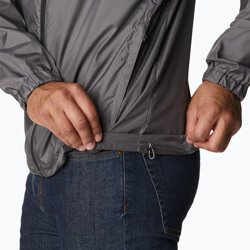 Columbia Flash Challenger Novelty šedá pánska vetrovka 1988715023 5