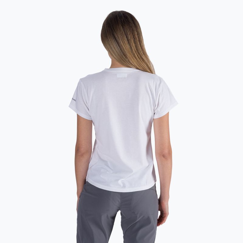 Dámske trekingové tričko Columbia Sun Trek Graphic white 1931753 3