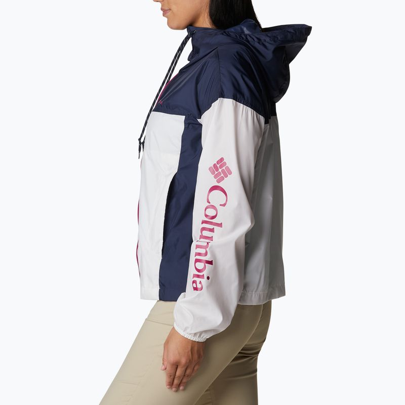 Columbia Flash Challenger Novelty dámska vetrovka biela 1989503102 8