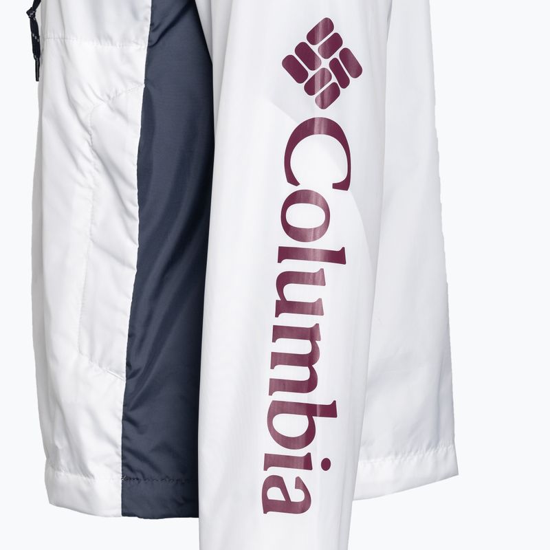 Columbia Flash Challenger Novelty dámska vetrovka biela 1989503102 4