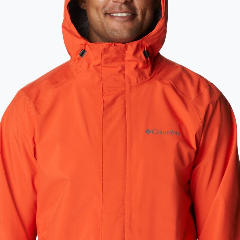 Columbia pánska bunda do dažďa Earth Explorer Shell 813 oranžová 1988612 11