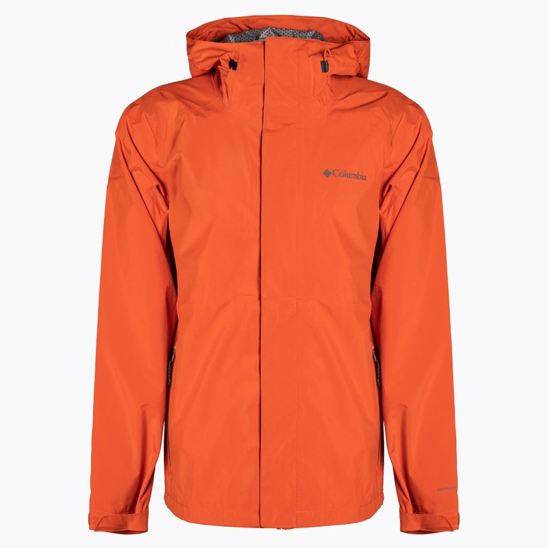 Columbia pánska bunda do dažďa Earth Explorer Shell 813 oranžová 1988612 17