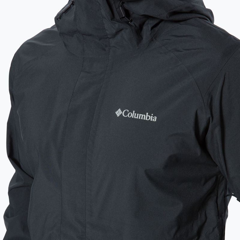 Columbia pánska bunda do dažďa Earth Explorer Shell black 010 1988612 4