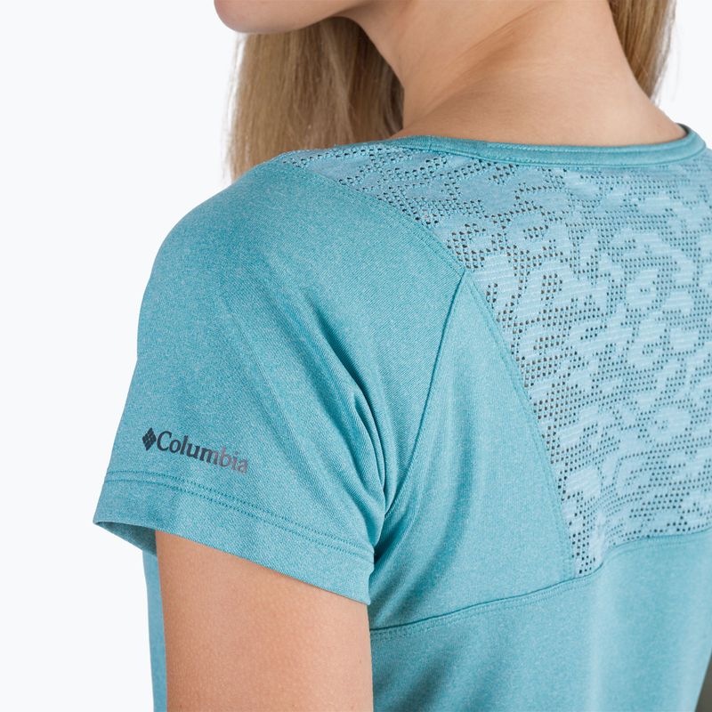 Columbia Peak To Point II Dámske trekingové tričko Blue 1885463 5