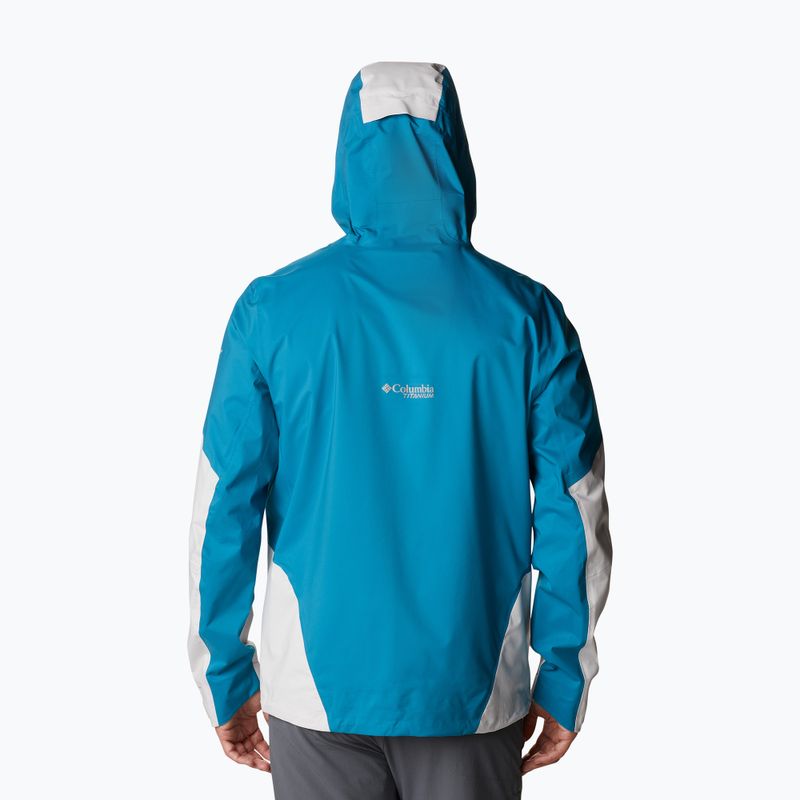 Columbia pánska softshellová bunda Titan Pass 2.5L 043 blue-grey 1888941 5