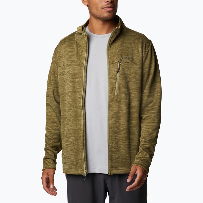 Columbia pánska treková mikina Maxtrail II Fleece hnedá 1992501 4