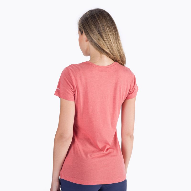 Dámske trekové tričko Columbia Daisy Days Graphic orange 3