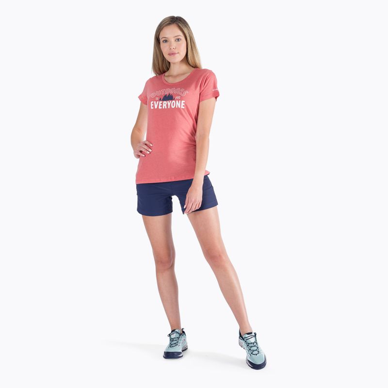 Dámske trekové tričko Columbia Daisy Days Graphic orange 6