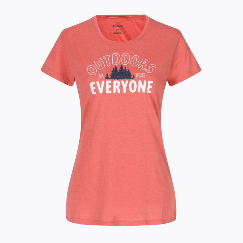 Dámske trekové tričko Columbia Daisy Days Graphic orange 7