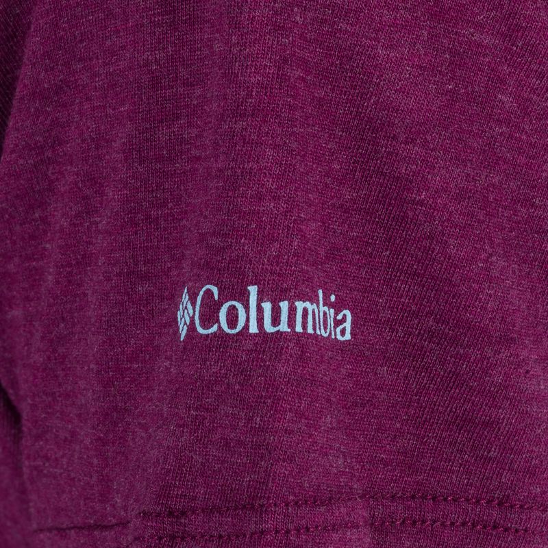 Columbia Daisy Days Graphic dámske trekové tričko červené 1934592 4
