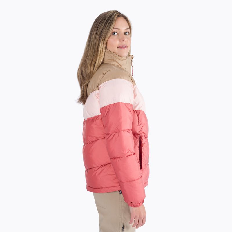 Columbia Puffect Color Blocked dámska páperová bunda ružová 1955101 2