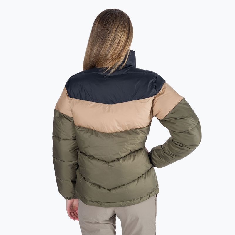 Columbia Puffect Color Blocked dámska páperová bunda zelená 1955101 3