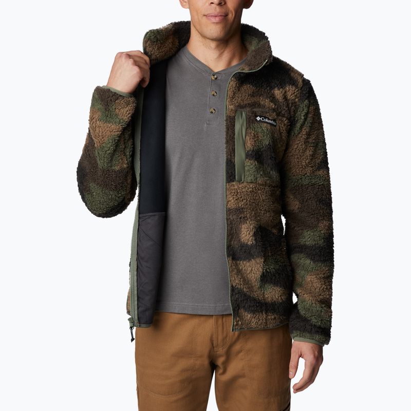 Columbia pánska mikina Winter Pass Print Fleece hnedá 1866565 5