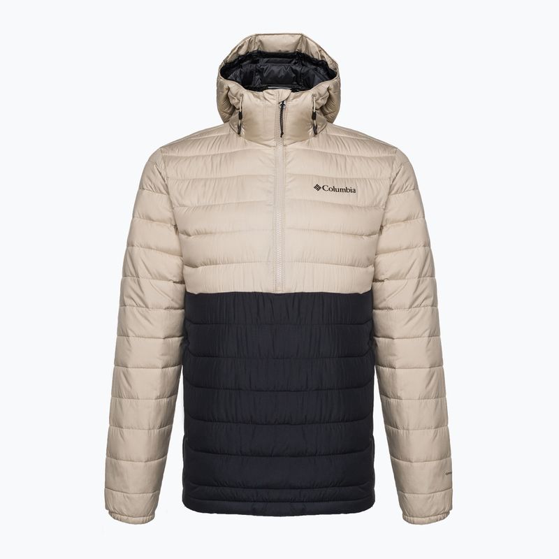 Columbia Powder Lite Anorak pánska páperová bunda béžová a čierna 1957391