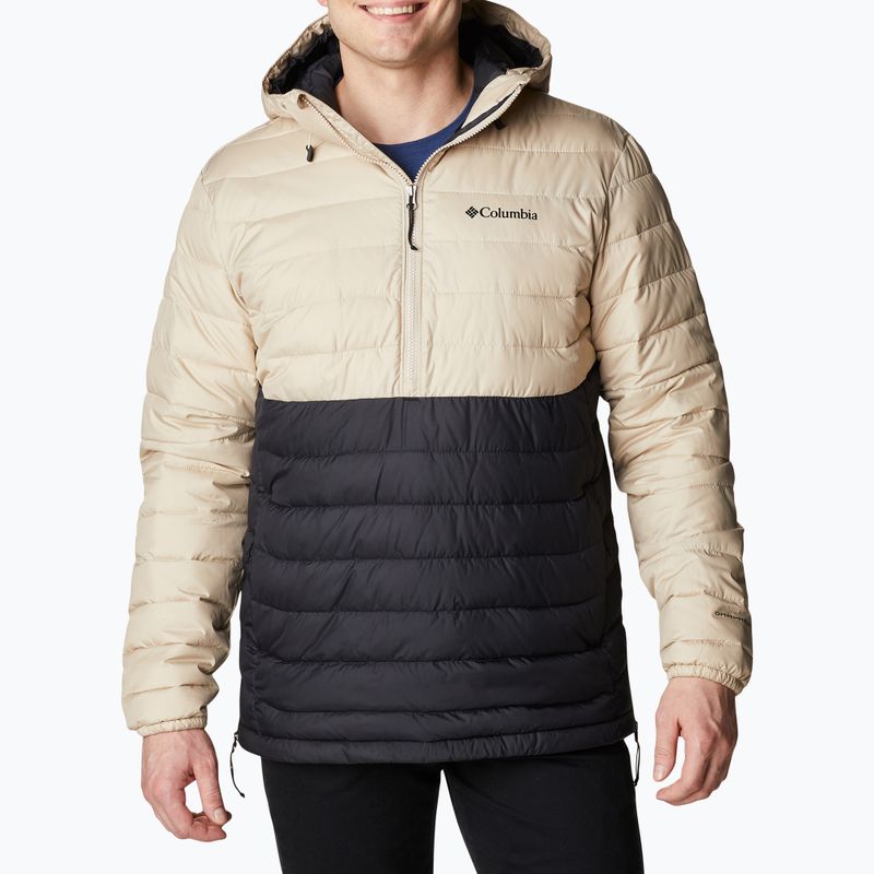 Columbia Powder Lite Anorak pánska páperová bunda béžová a čierna 1957391 5