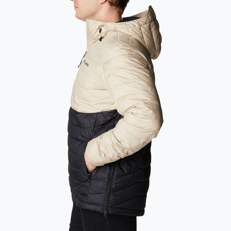Columbia Powder Lite Anorak pánska páperová bunda béžová a čierna 1957391 6