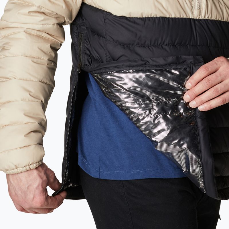 Columbia Powder Lite Anorak pánska páperová bunda béžová a čierna 1957391 9
