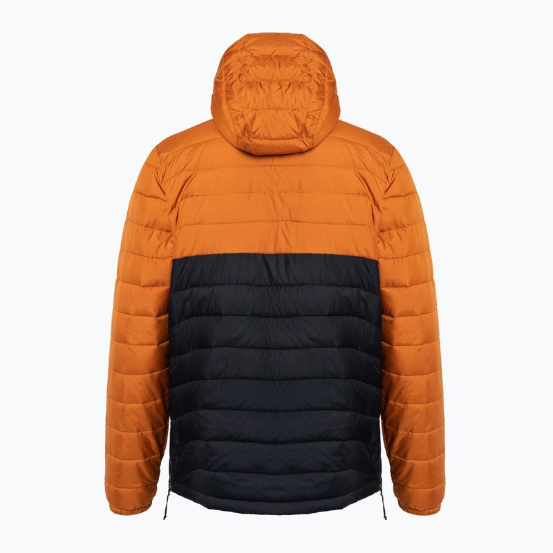 Columbia Powder Lite Anorak pánska páperová bunda oranžová a čierna 2