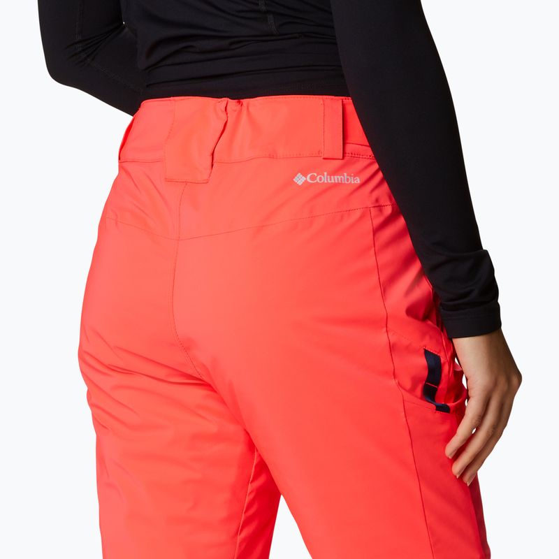Dámske lyžiarske nohavice Columbia Backslope II Insulated orange 1985371 7