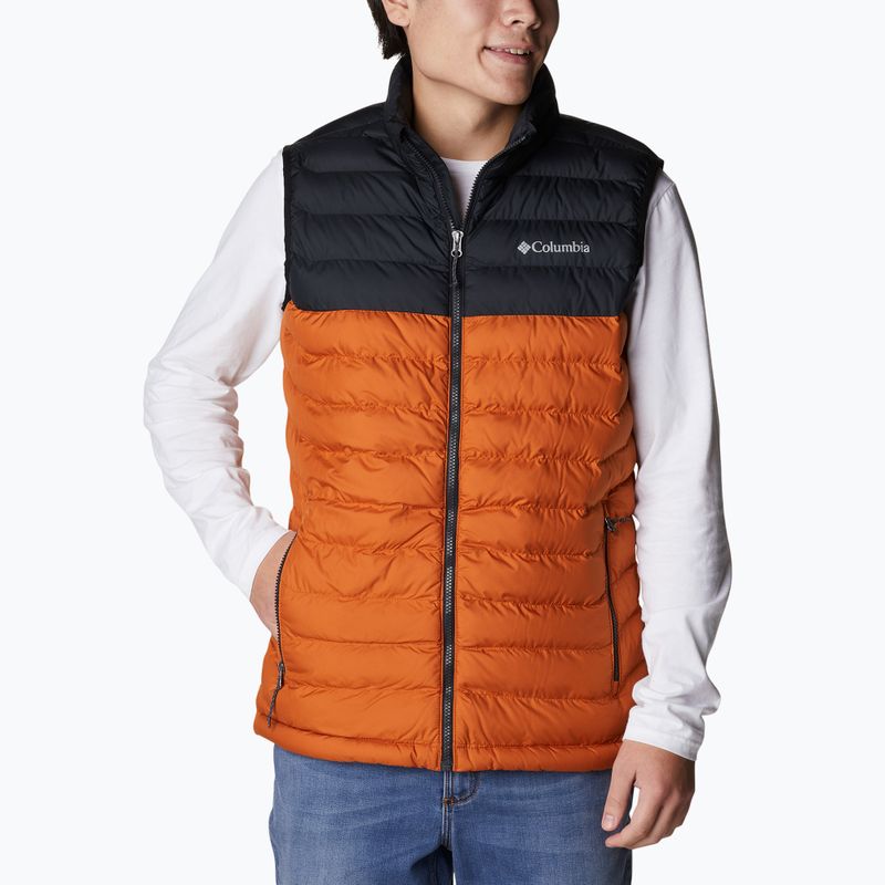 Columbia Powder Lite pánske turistické bez rukávov hnedé 1748031