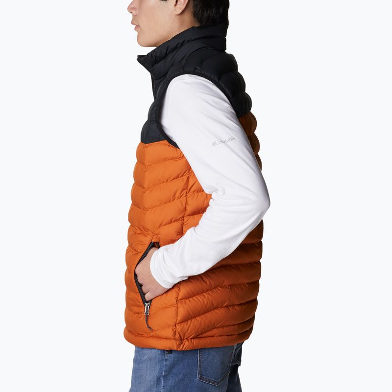 Columbia Powder Lite pánske turistické bez rukávov hnedé 1748031 3