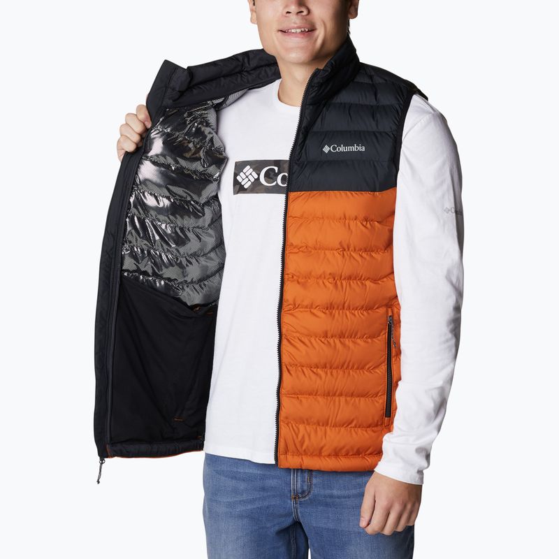 Columbia Powder Lite pánske turistické bez rukávov hnedé 1748031 5