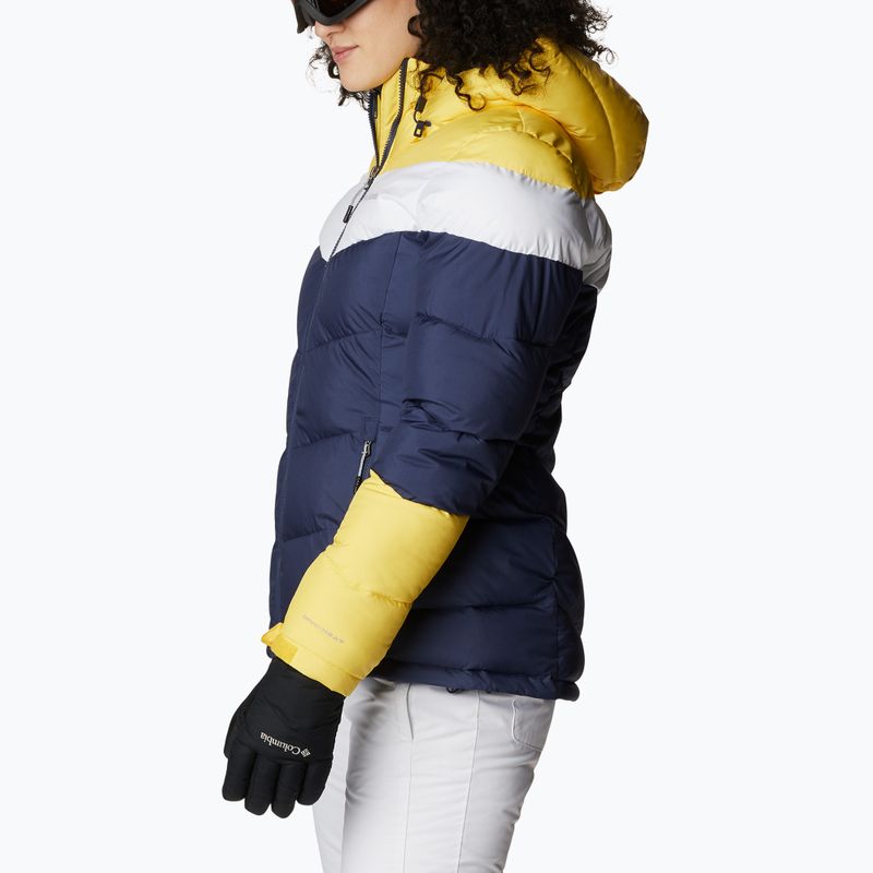 Dámska lyžiarska bunda Columbia Abbott Peak Insulated navy blue and yellow 1909971 6