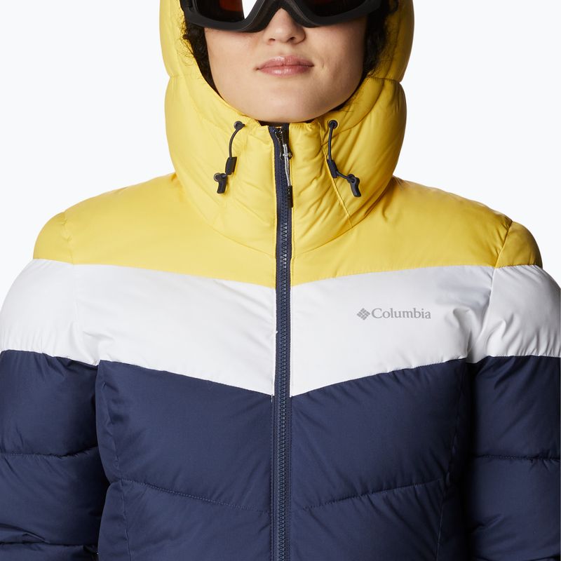 Dámska lyžiarska bunda Columbia Abbott Peak Insulated navy blue and yellow 1909971 9