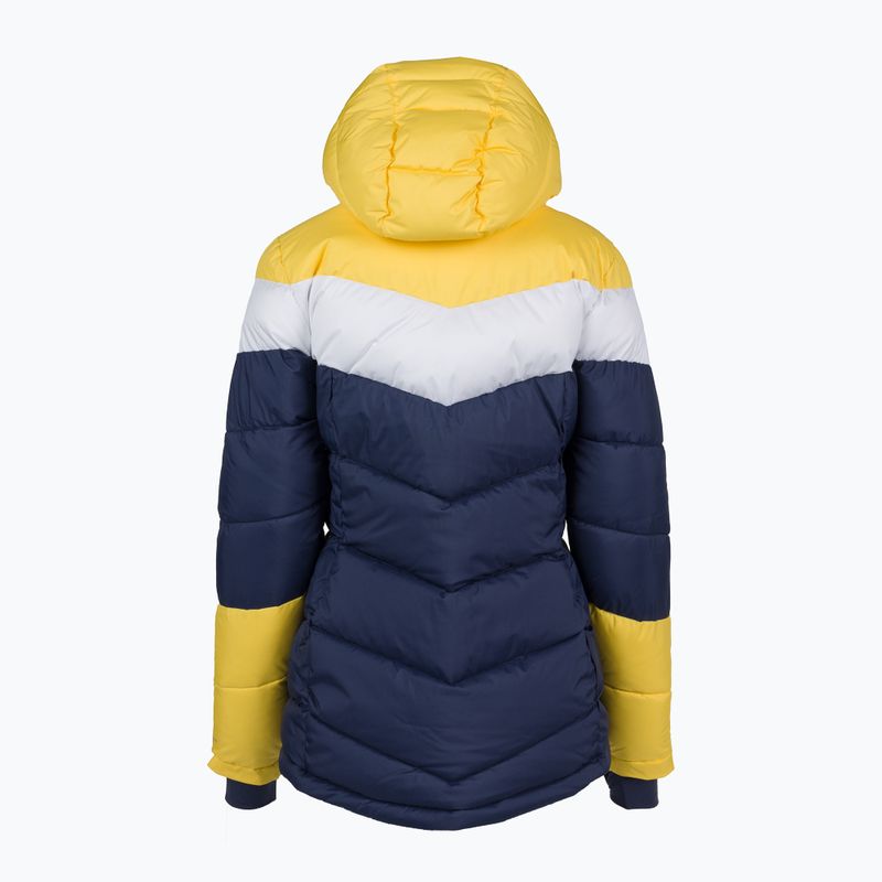 Dámska lyžiarska bunda Columbia Abbott Peak Insulated navy blue and yellow 1909971 2