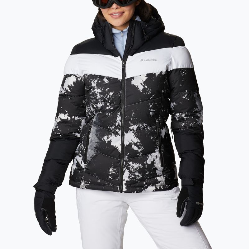 Dámska lyžiarska bunda Columbia Abbott Peak Insulated black and white 1909971