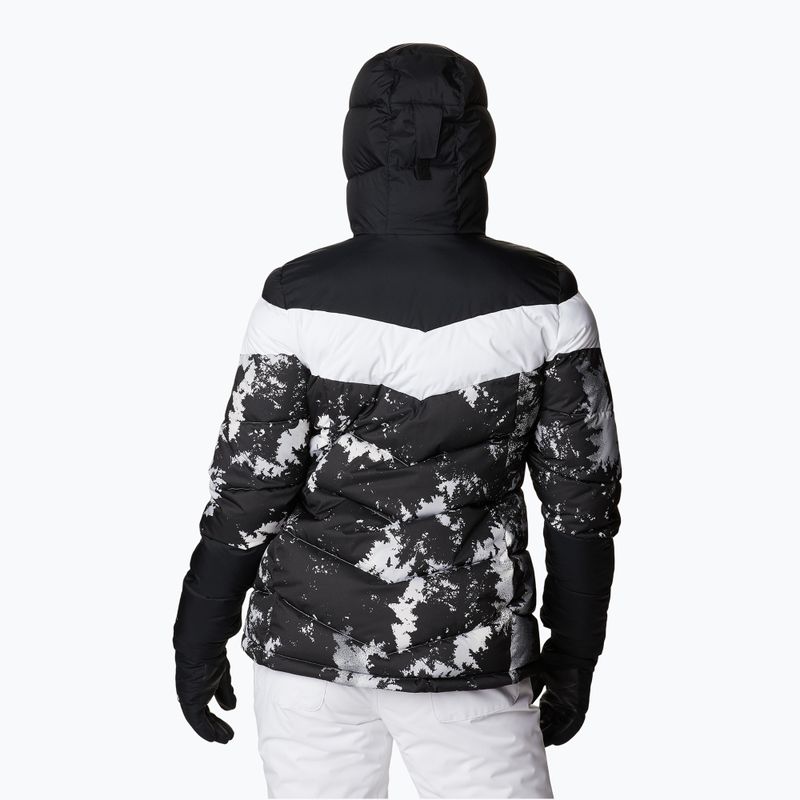 Dámska lyžiarska bunda Columbia Abbott Peak Insulated black and white 1909971 3