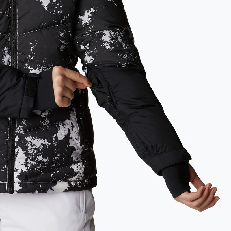 Dámska lyžiarska bunda Columbia Abbott Peak Insulated black and white 1909971 6