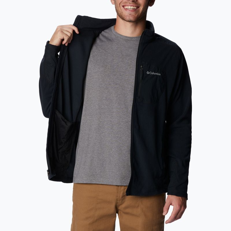 Columbia pánska trekingová mikina Klamath Range Full Zip black 2013604 6