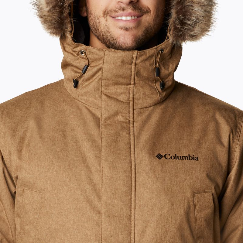 Columbia pánska páperová bunda Penns Creek II Parka hnedá 1864244 5