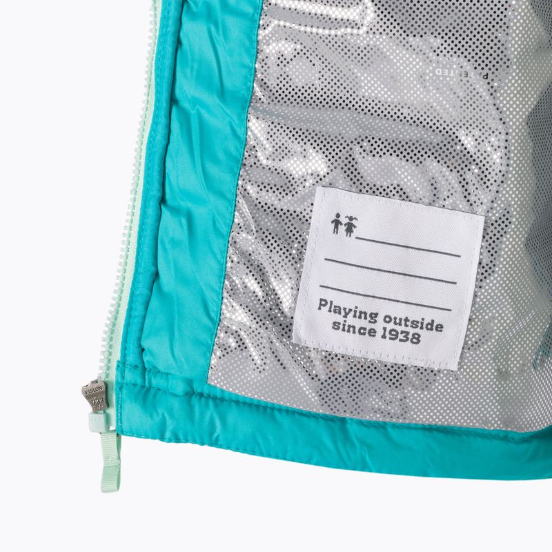 Columbia Powder Lite Detská páperová bunda s kapucňou modrá 1802931 5