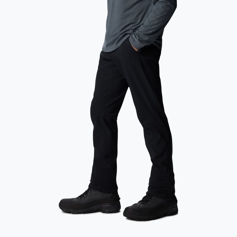 Columbia Passo Alto III Heat pánske softshellové nohavice black 2013023 3