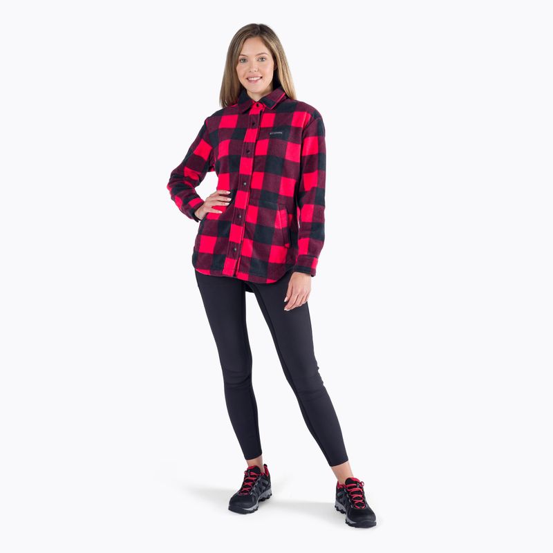 Columbia Benton Springs dámske tričko červeno-čierne 1958691 6