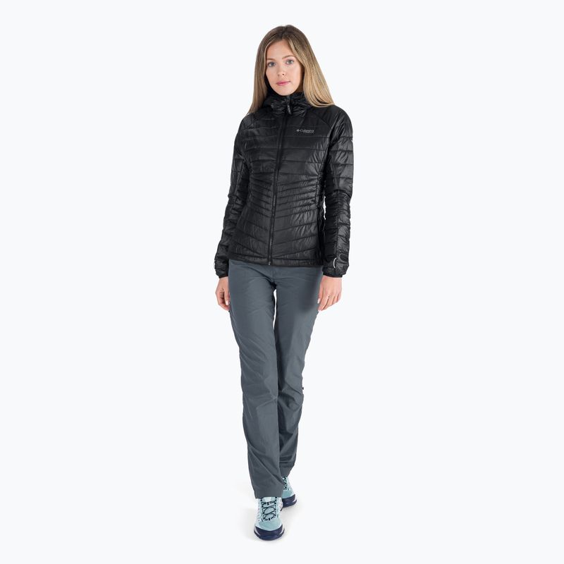Columbia dámska páperová bunda s kapucňou Platinum Peak black 2008341 7