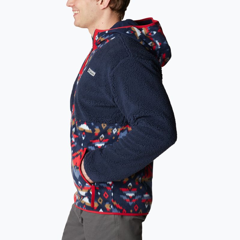 Columbia pánska fleecová mikina Backbowl Sherpa navy blue 1952403 3