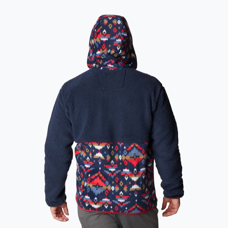 Columbia pánska fleecová mikina Backbowl Sherpa navy blue 1952403 2