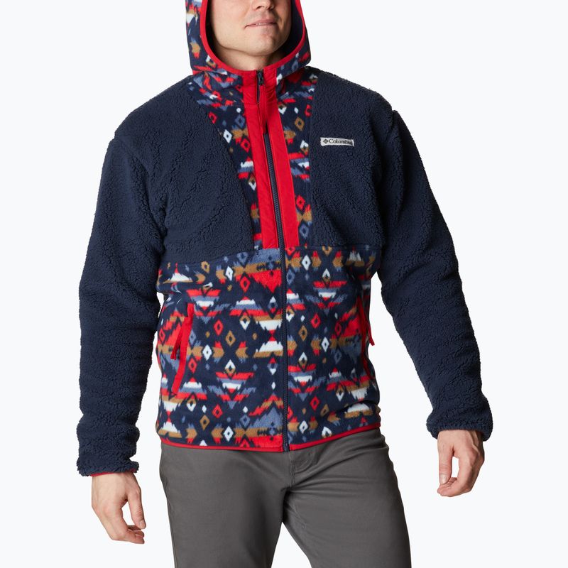 Columbia pánska fleecová mikina Backbowl Sherpa navy blue 1952403 4