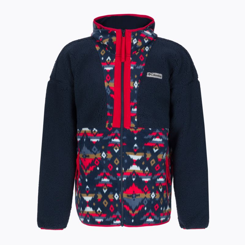 Columbia pánska fleecová mikina Backbowl Sherpa navy blue 1952403 7