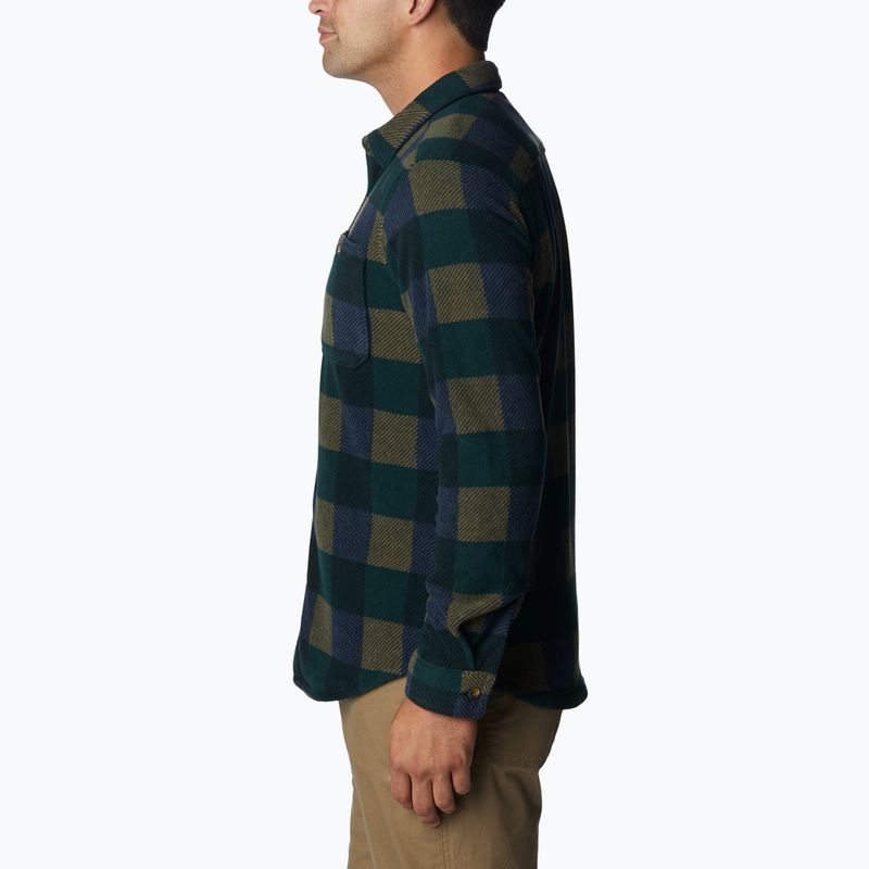 Columbia Flare Gun Fleece pánske tričko green/green 1866624 2