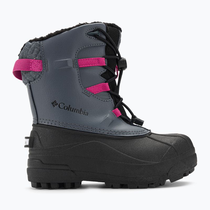 Columbia Bugaboot Celsius Detské snehové topánky graphite/wild fuchsia 2