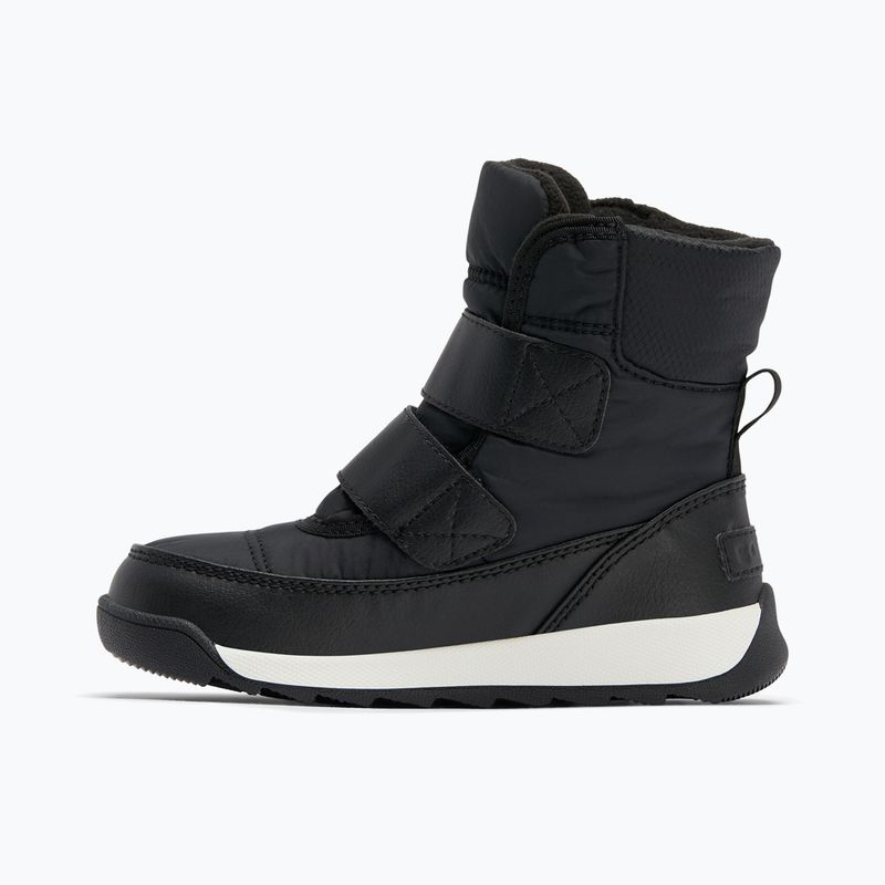 Sorel Whitney II Strap WP juniorské snehové topánky black/sea salt 8