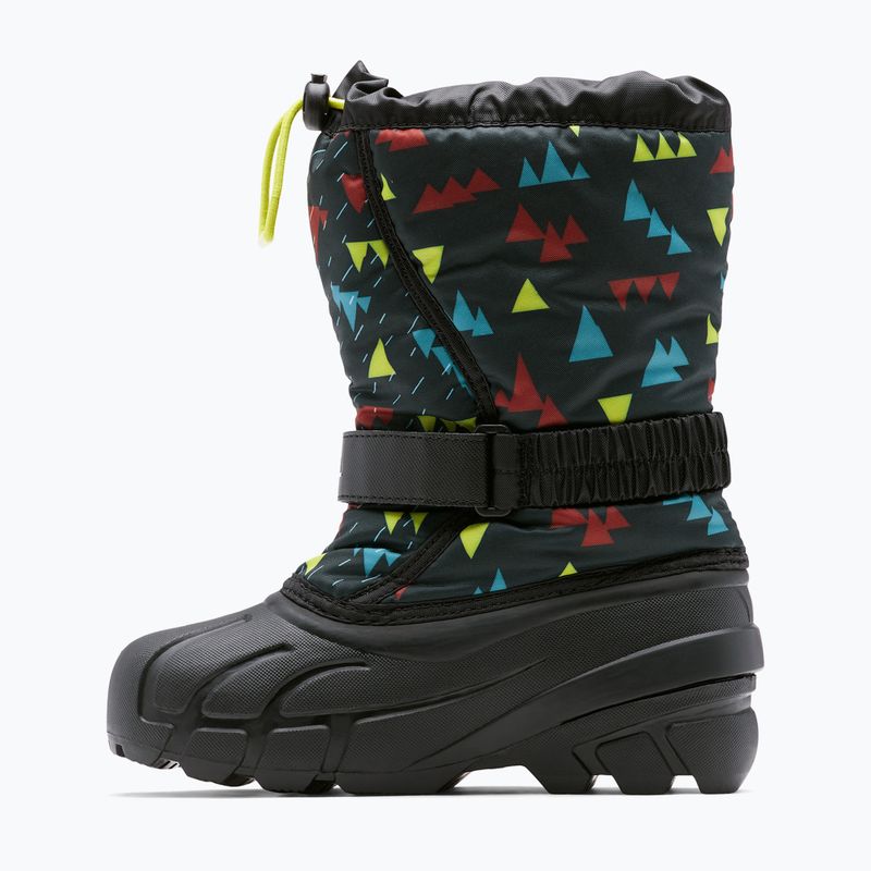 Detské trekové topánky Sorel Flurry Print Boys black/black 9