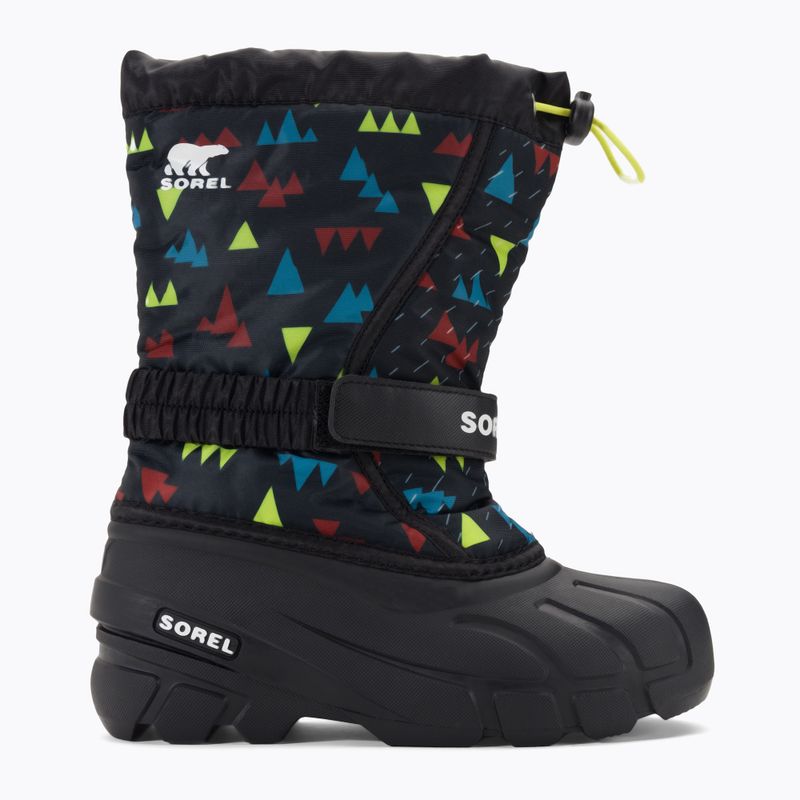 Detské trekové topánky Sorel Flurry Print Boys black/black 2