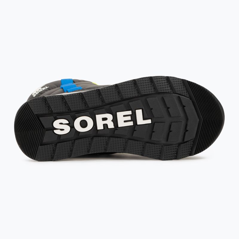 Detské snehové topánky Sorel Outh Whitney II Puffy Mid jet/black 5