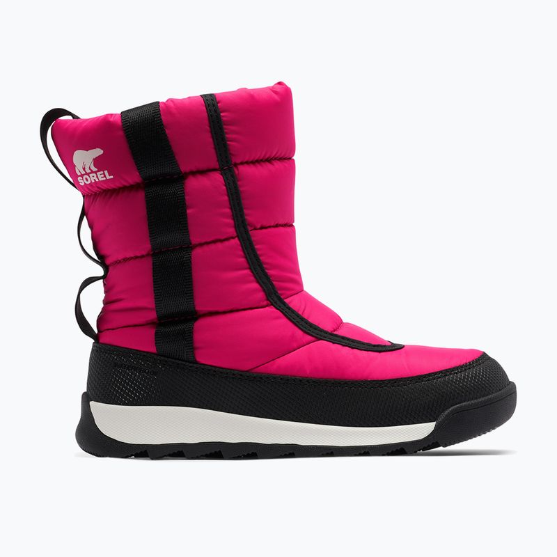 Sorel Outh Whitney II Puffy Mid juniorské snehové topánky cactus pink/black 7