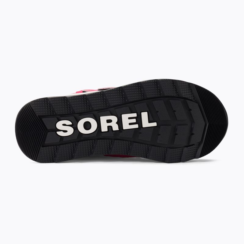 Detské trekové topánky Sorel Whitney II Strap Wp cactus pink/black 5